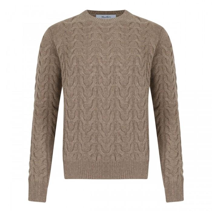le noir cortina Aramis cable knit sweater