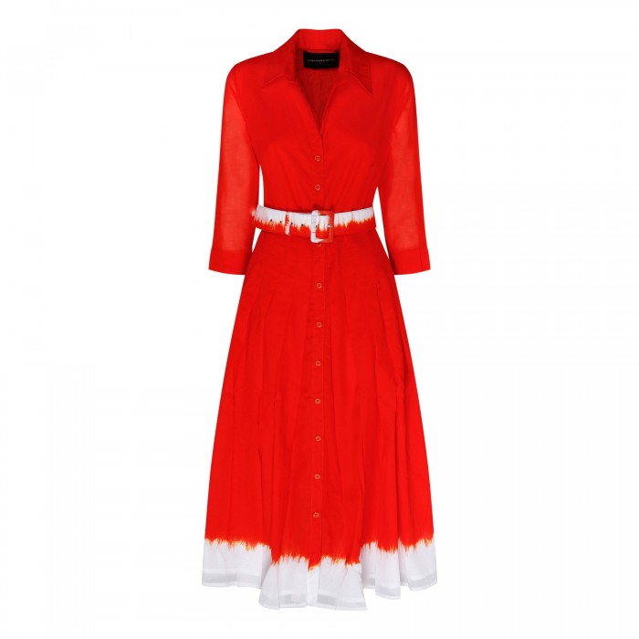 le noir cortina Audrey orange dress