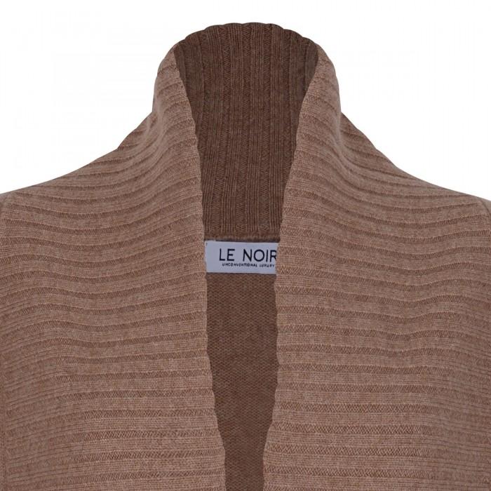 Le Noir Cortina Aura Camel Cardigan