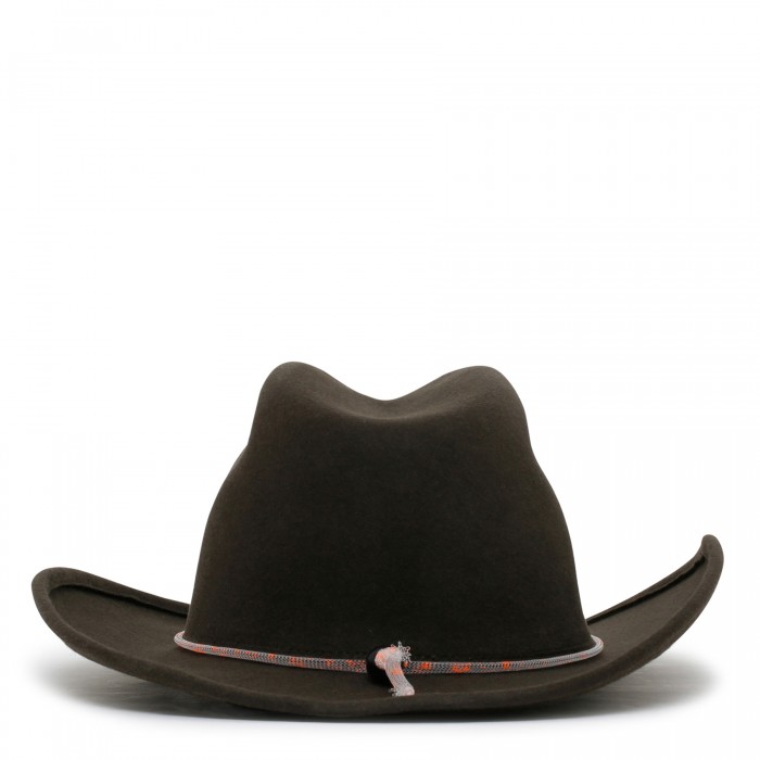 Le Noir Cortina Austin Khaki Rabbit Felt Hat