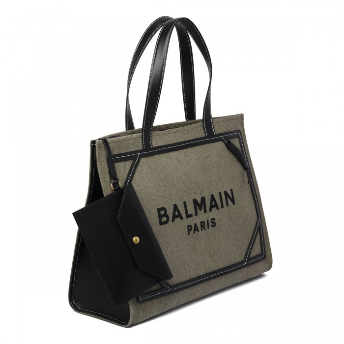 Le Noir Cortina B-Army Medium Canvas Shopping Bag