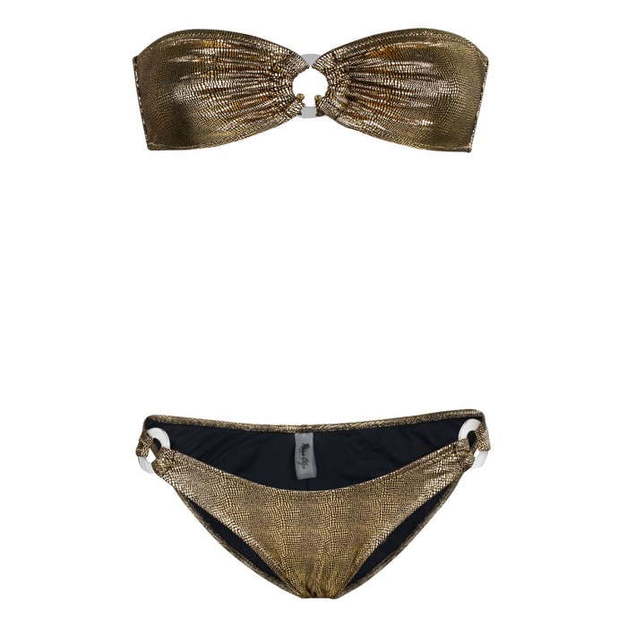 le noir cortina Bandcamp bandeau bikini set