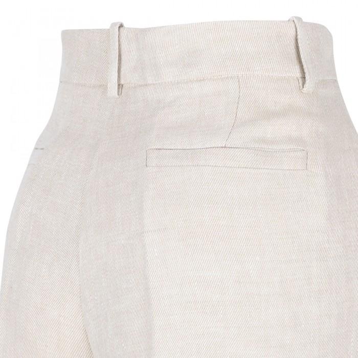Le Noir Cortina Beige Linen Pants