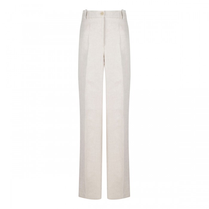 le noir cortina Beige linen pants