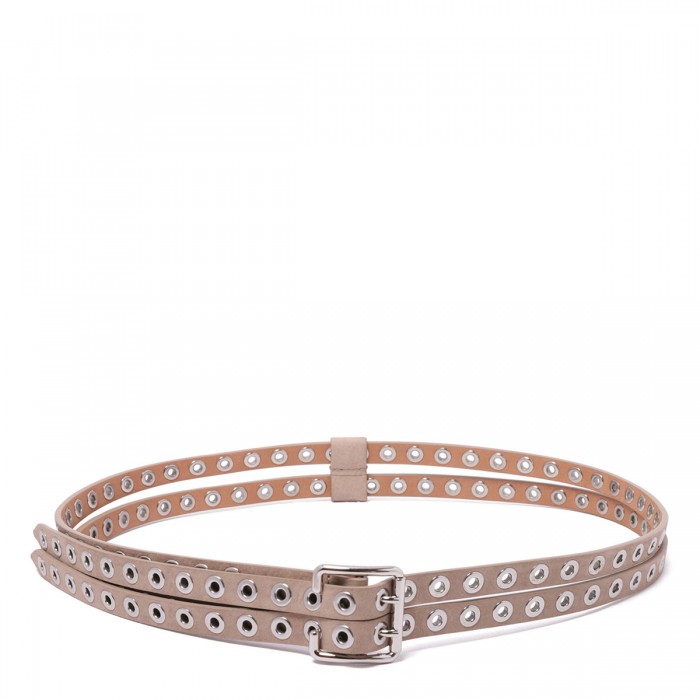 le noir cortina Biker double belt