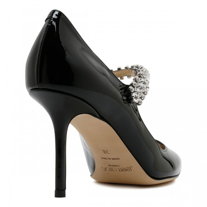 Le Noir Cortina Bing 85 Black Patent Pumps