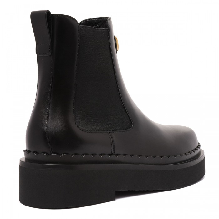 Le Noir Cortina Black Beatle Boots