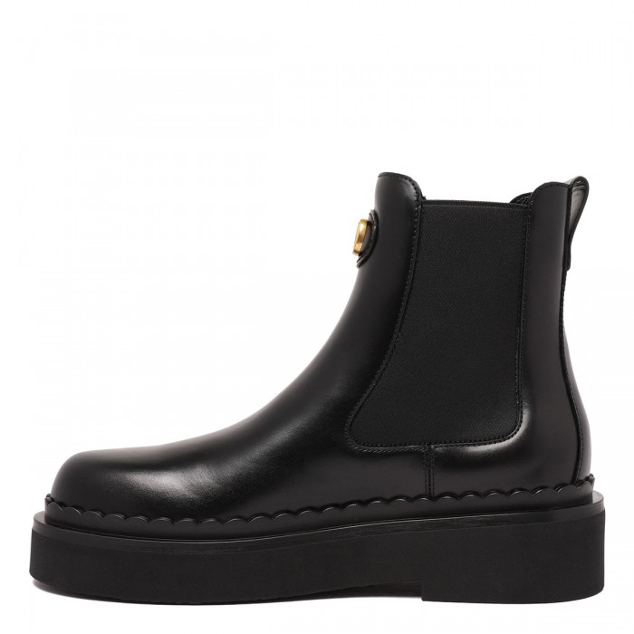 Le Noir Cortina Black Beatle Boots