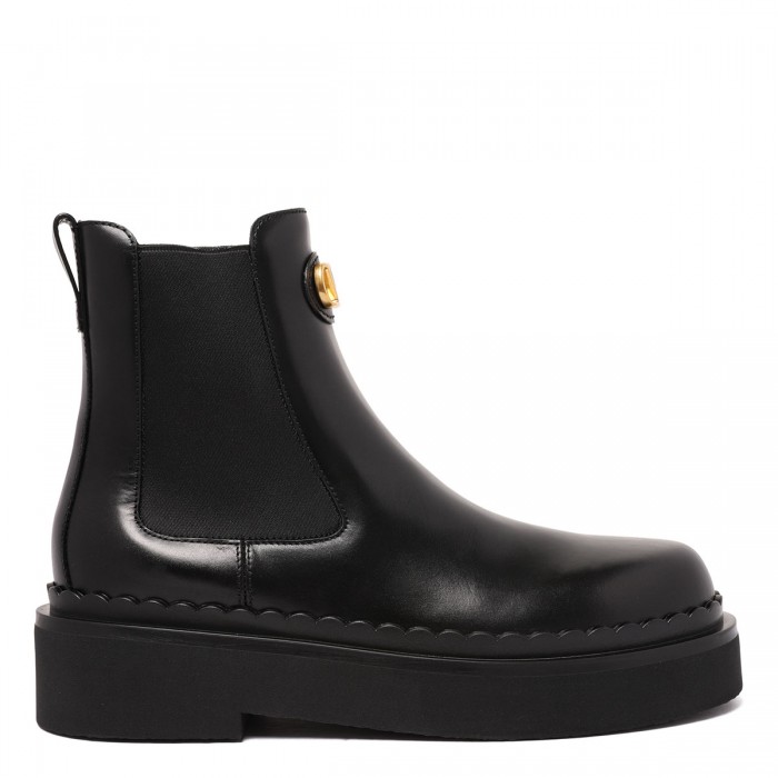 le noir cortina Black Beatle boots