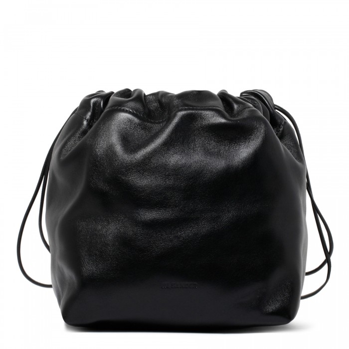 le noir cortina Black drawstring bag