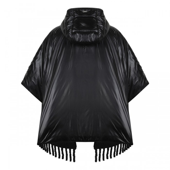Le Noir Cortina Black Fringed Cape