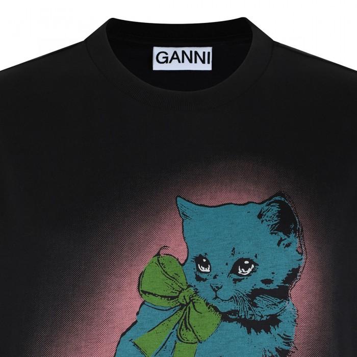 Le Noir Cortina Black Kitty T-shirt