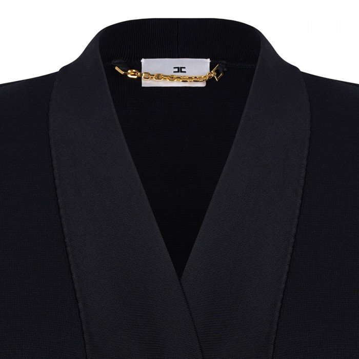 Le Noir Cortina Black Knit Jacket