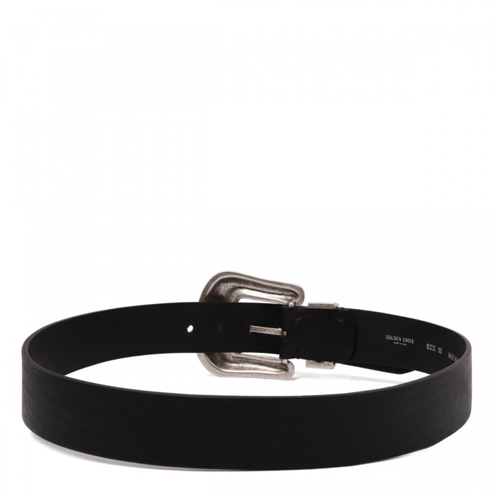 Le Noir Cortina Black Leather Belt