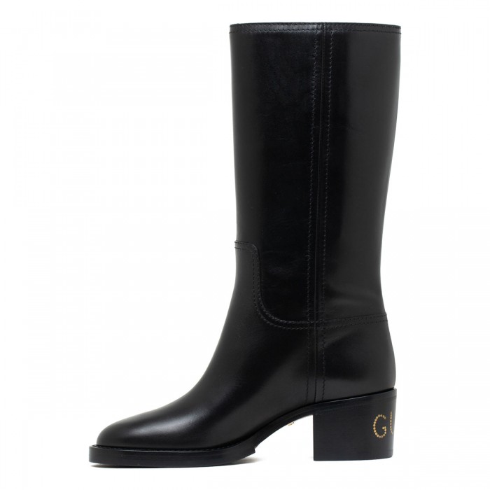 Le Noir Cortina Black Leather Boots