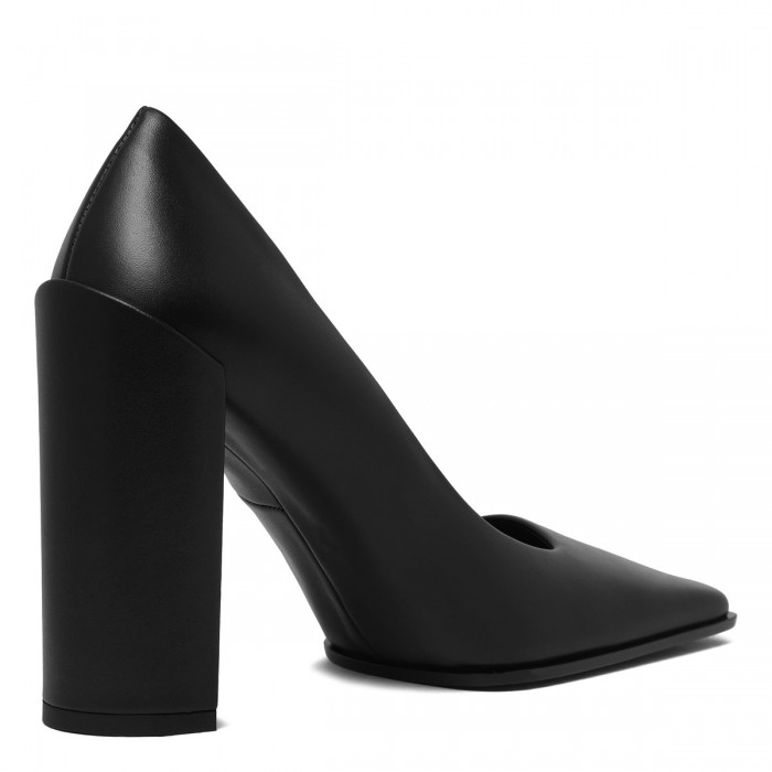 Le Noir Cortina Black Leather Pumps