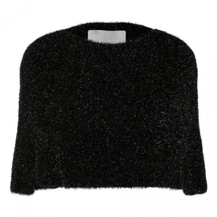 le noir cortina Black lurex disco cape