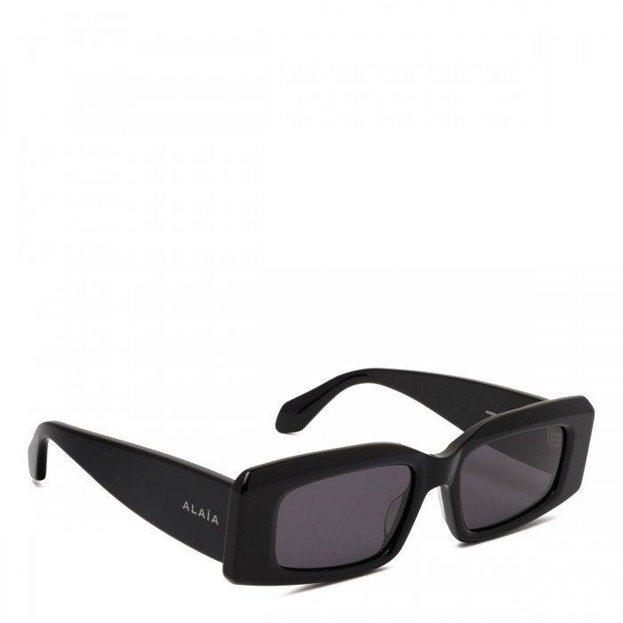 Le Noir Cortina Black Rectangular Sunglasses