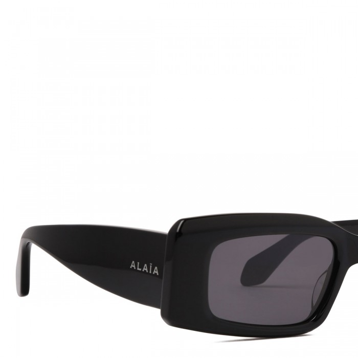 Le Noir Cortina Black Rectangular Sunglasses