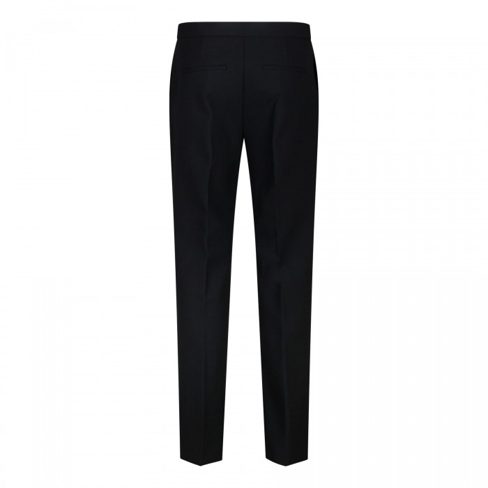 Le Noir Cortina Black Slim-cut Tailored Pants