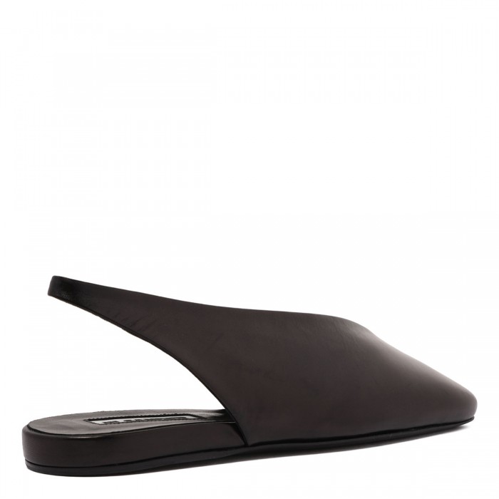 Le Noir Cortina Black Slingback Ballerinas