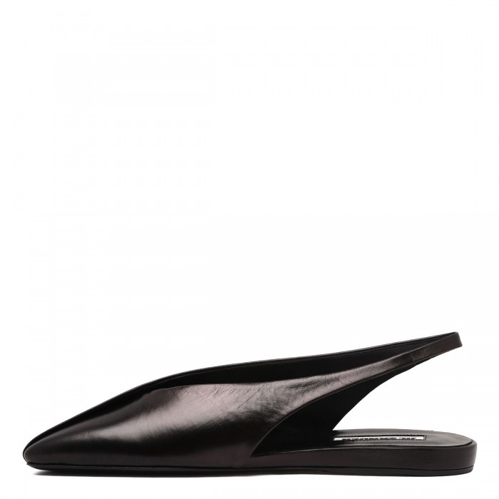 Le Noir Cortina Black Slingback Ballerinas