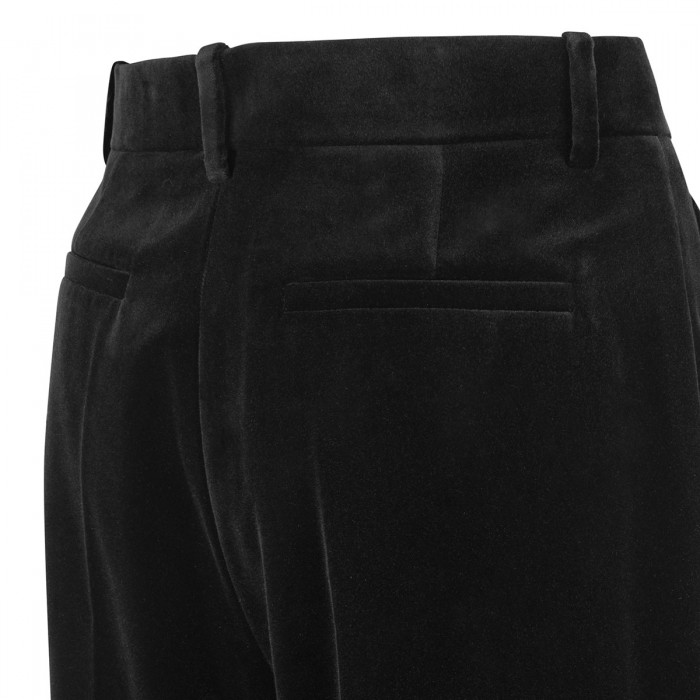 Le Noir Cortina Black Velvet Pants