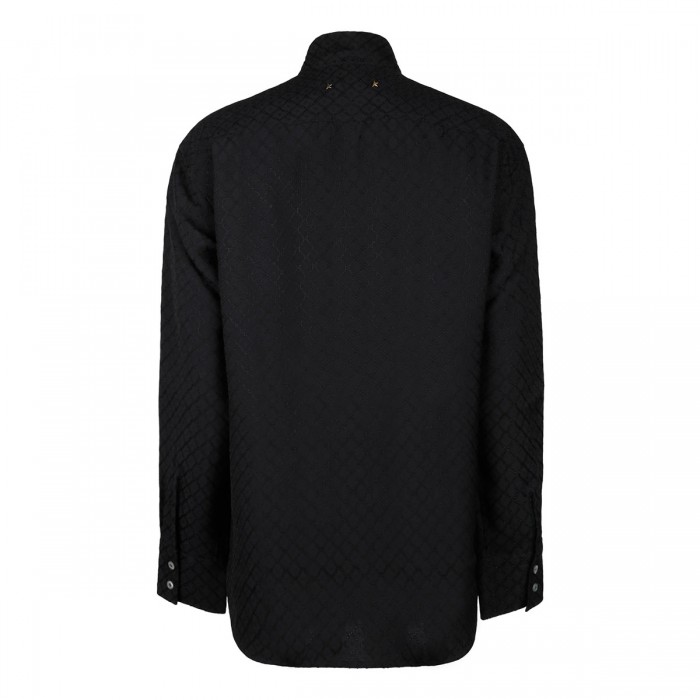 Le Noir Cortina Black Viscose Shirt