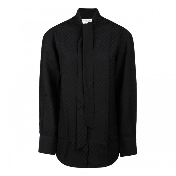 le noir cortina Black viscose shirt