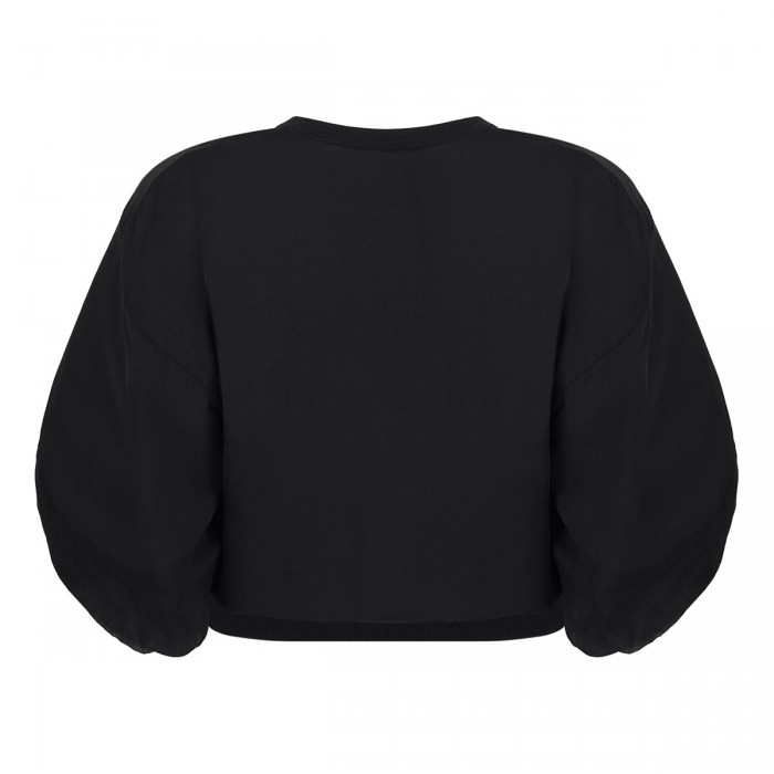 Le Noir Cortina Black Voile Cardigan