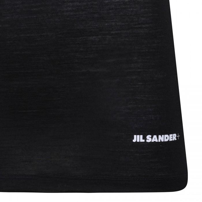 Le Noir Cortina Black Wool Blend Top