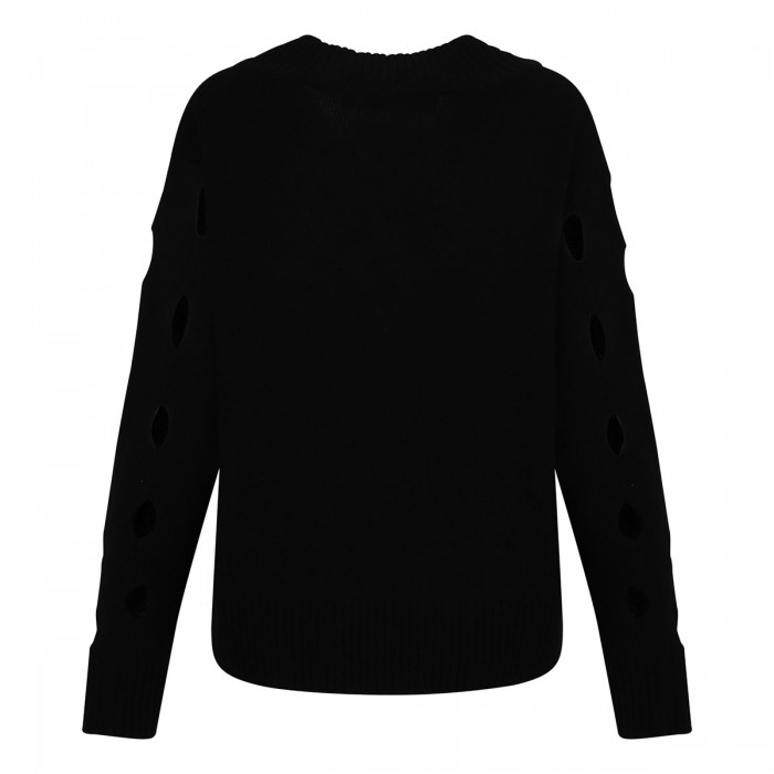Le Noir Cortina Black Wool Sweater