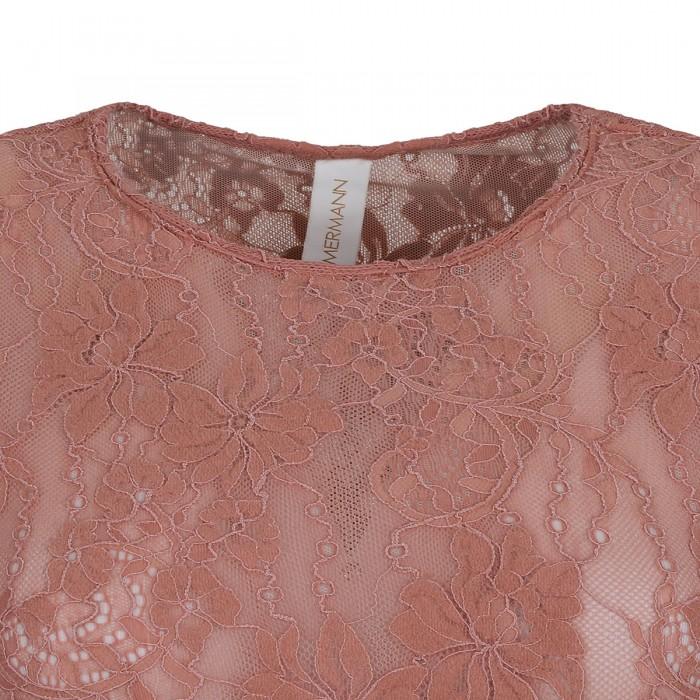 Le Noir Cortina Blush Hue Lace Bodysuit