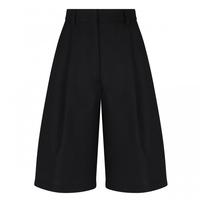 le noir cortina Brenda viscose blend bermuda pants