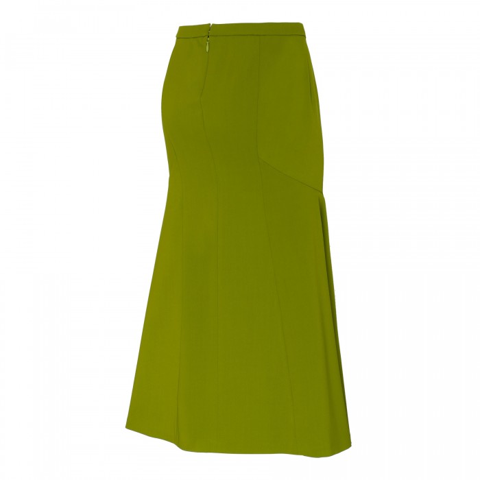 Le Noir Cortina Bright Green Fishtail Skirt