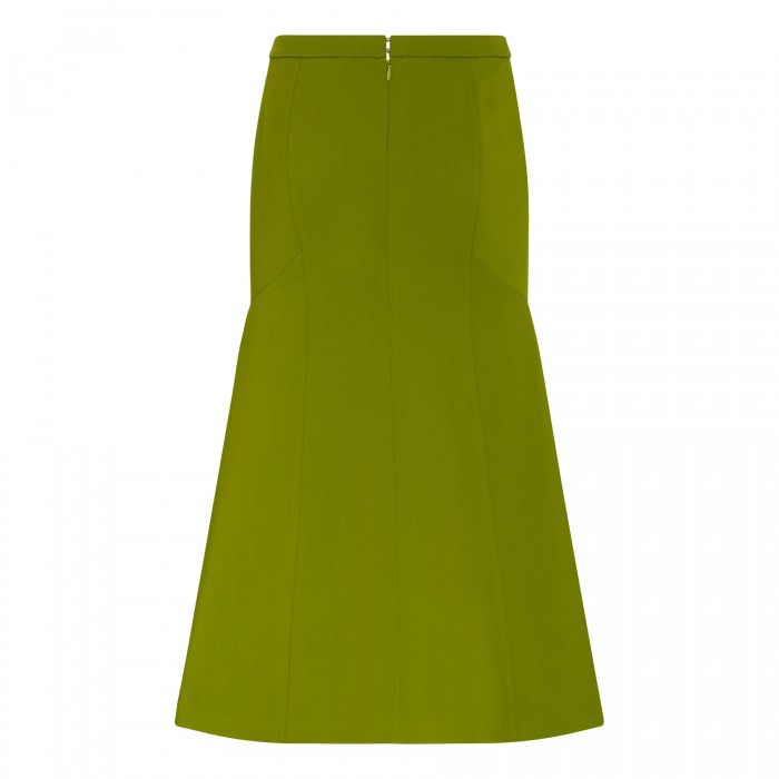 Le Noir Cortina Bright Green Fishtail Skirt