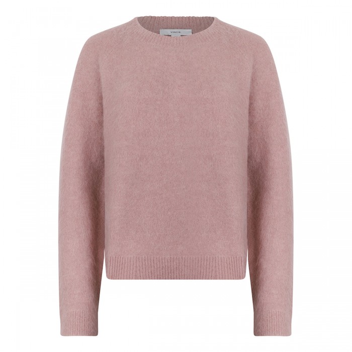 le noir cortina Brushed alpaca-blend sweater