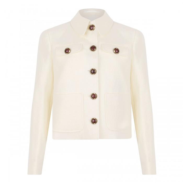 le noir cortina Brushed wool jacket