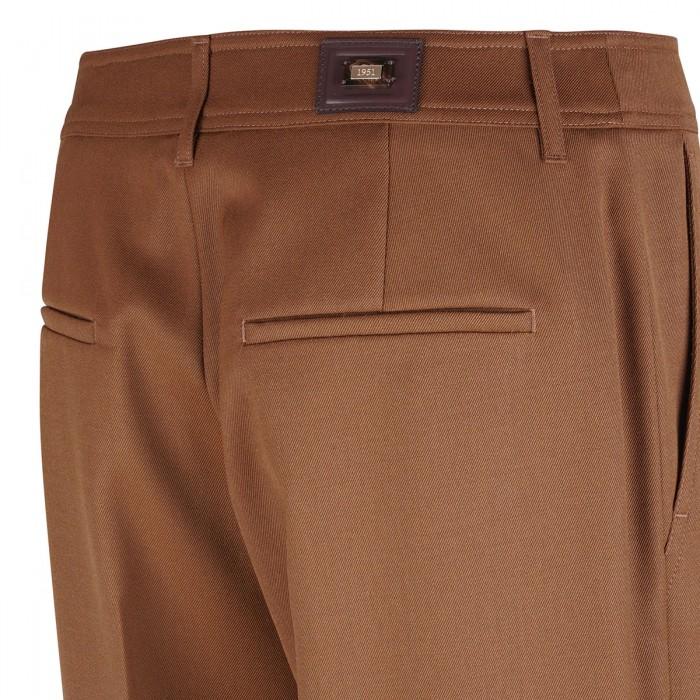 Le Noir Cortina Cannes Gabardine Wool Pants