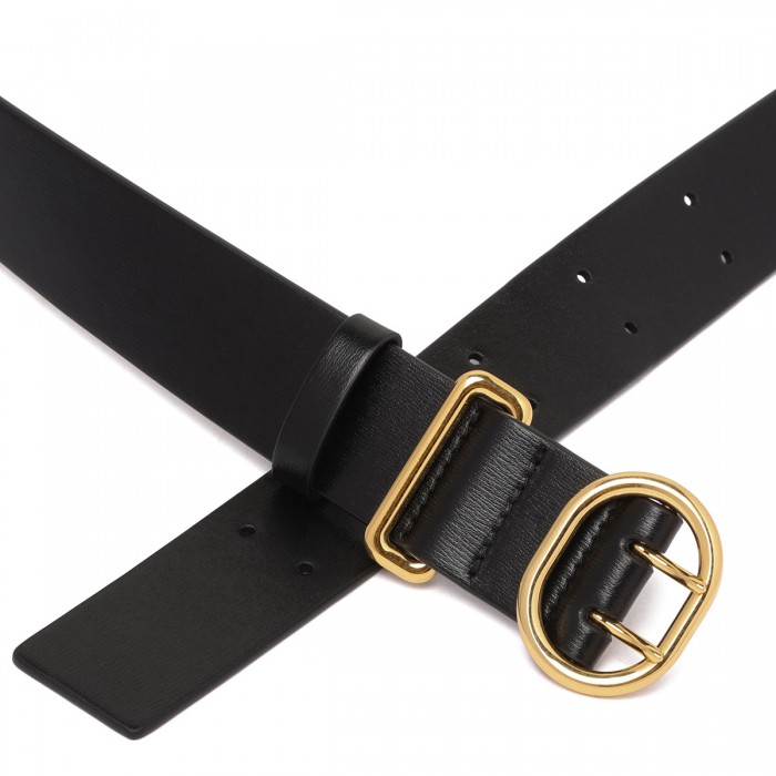 Le Noir Cortina Cannolo Leather Belt