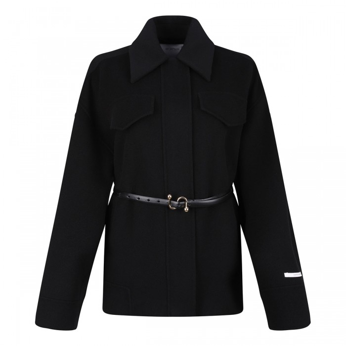 le noir cortina Cantore pea coat