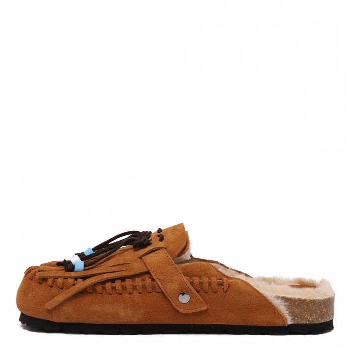 Le Noir Cortina Caribe Suede Mules