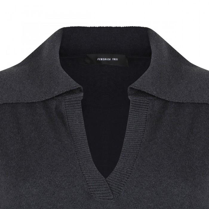 Le Noir Cortina Cashmere Blend Polo-sweater