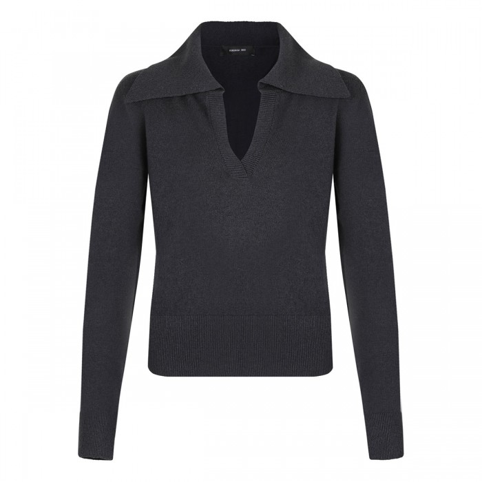 le noir cortina Cashmere blend polo-sweater