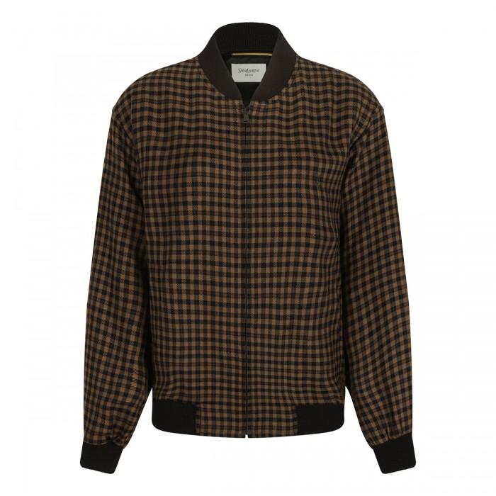 le noir cortina Cassandre bomber jacket