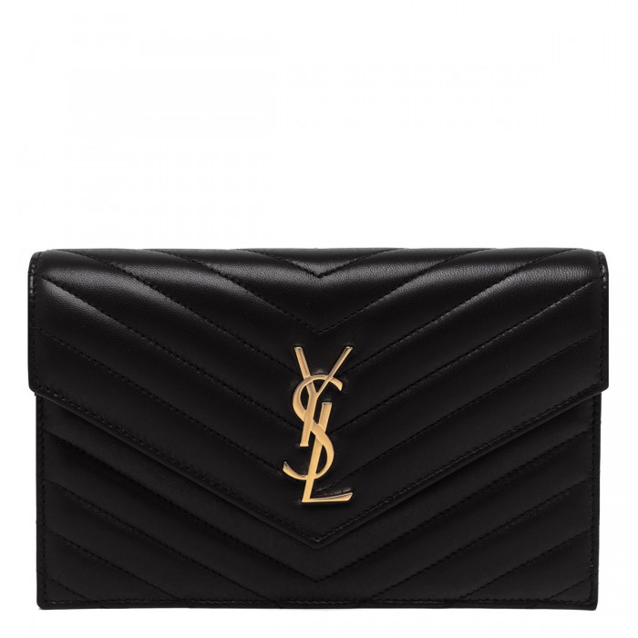 le noir cortina Cassandre envelope chain pouch