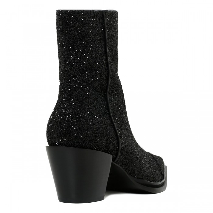 Le Noir Cortina Cece Glittery Booties