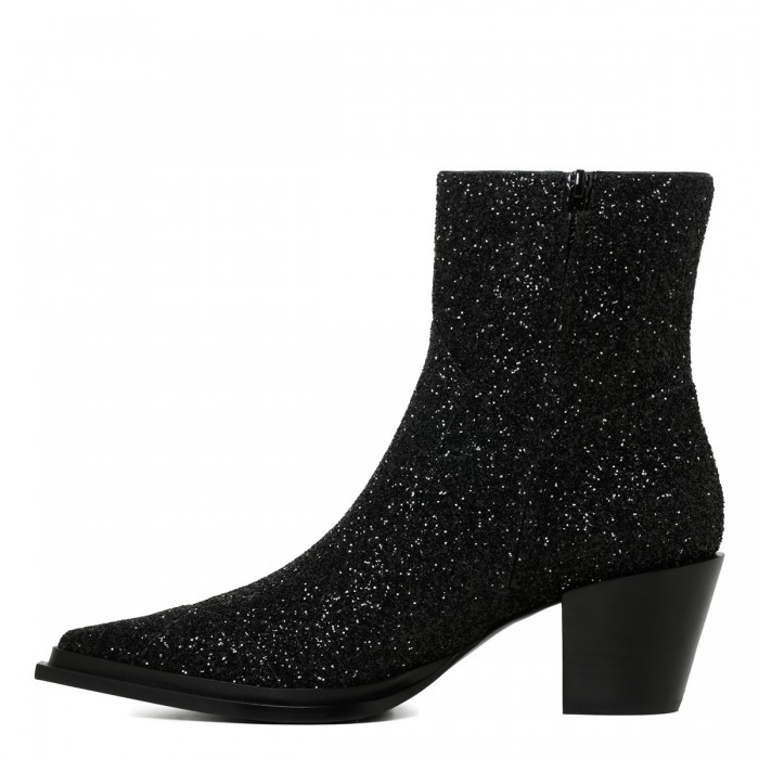 Le Noir Cortina Cece Glittery Booties