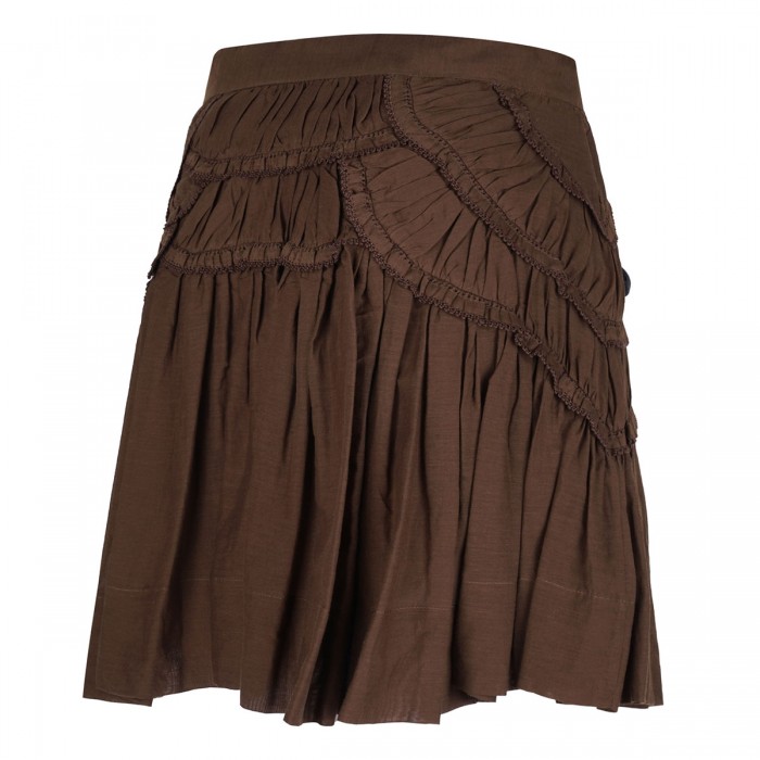 Le Noir Cortina Ceola Cotton Voile Skirt