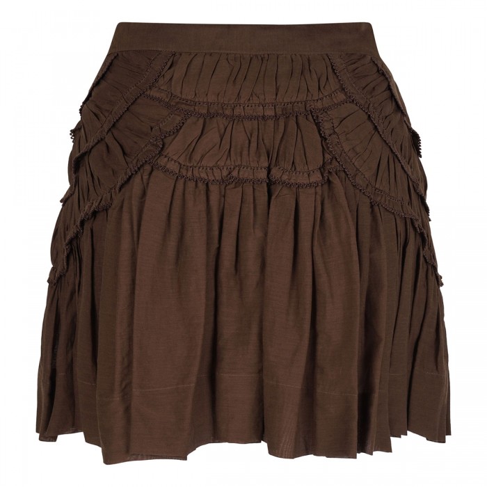 Le Noir Cortina Ceola Cotton Voile Skirt